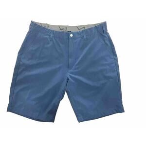 TGW Men’s Performance‎ Golf Shorts Blue Size 36 Slash Pocket Stretch 11 Inseam